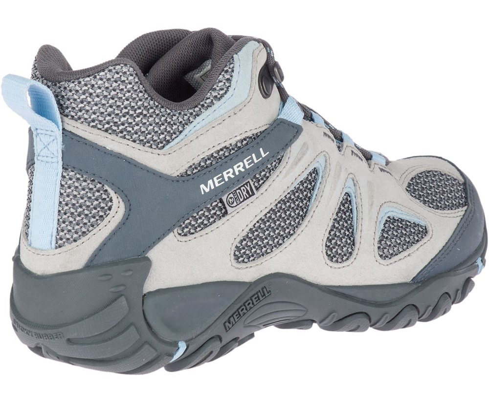 Merrell Boots Grey - Yokota 2 Mid Waterproof - Womens 16MQEKRYI